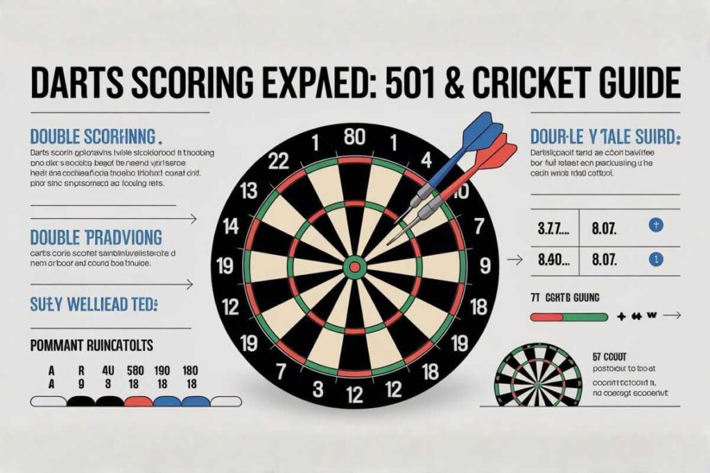 Darts Scoring Explained: 501 & Cricket Guide Darts Scoring
